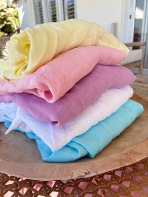 ITALIAN LINEN / LOUNGE SHORTS