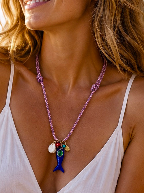 ADJUSTABLE THREAD NECKLACE