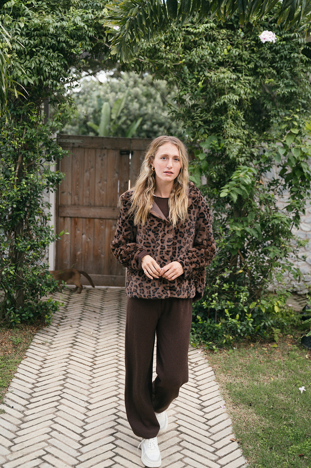 LEOPARD HOOD JACKET