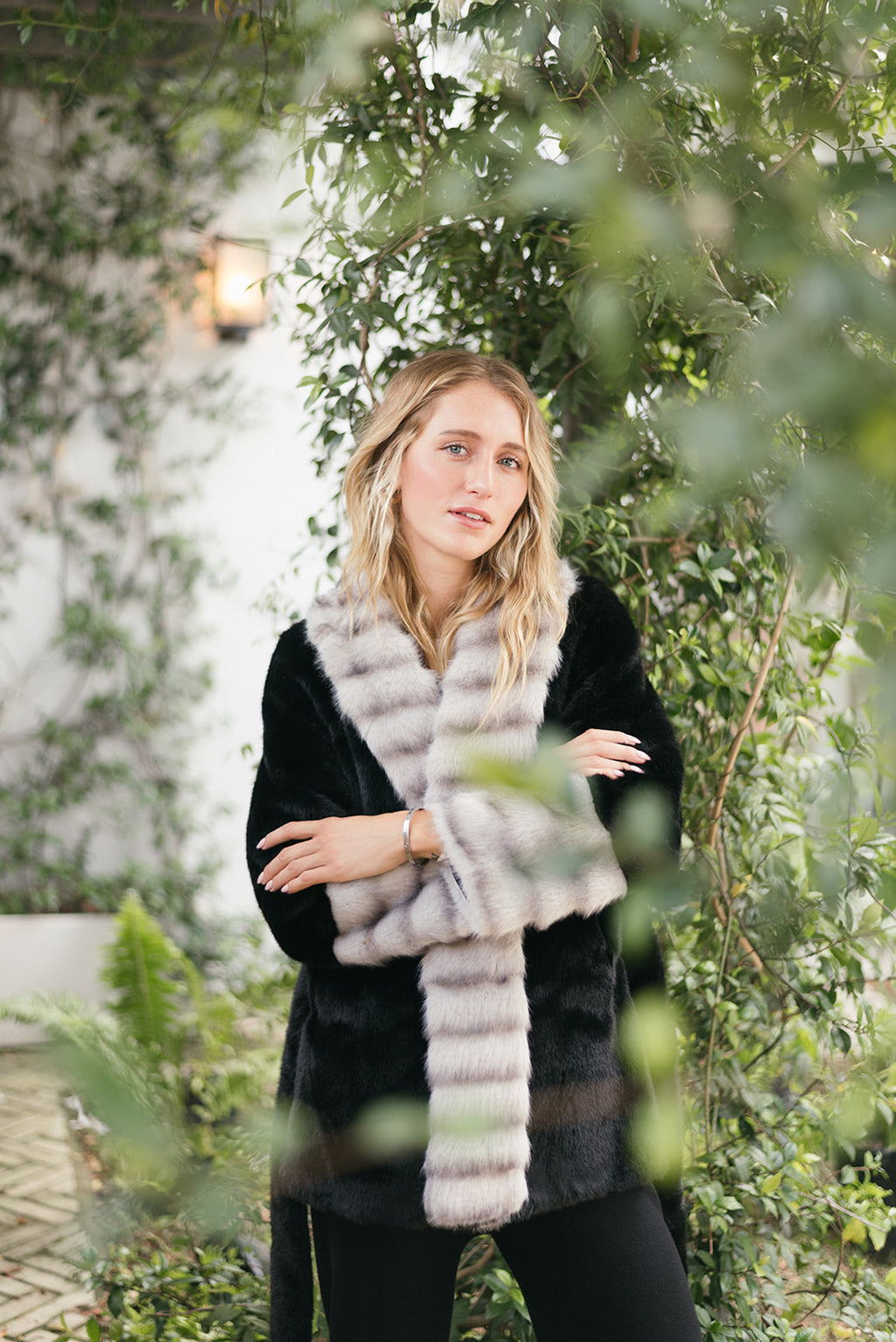 CLEOPATRA FAUX FUR JACKET