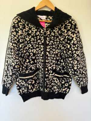 COCO ZIP ANIMAL PRINT JACKET