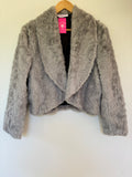 BECS CROPPED FAUX FUR JACKET
