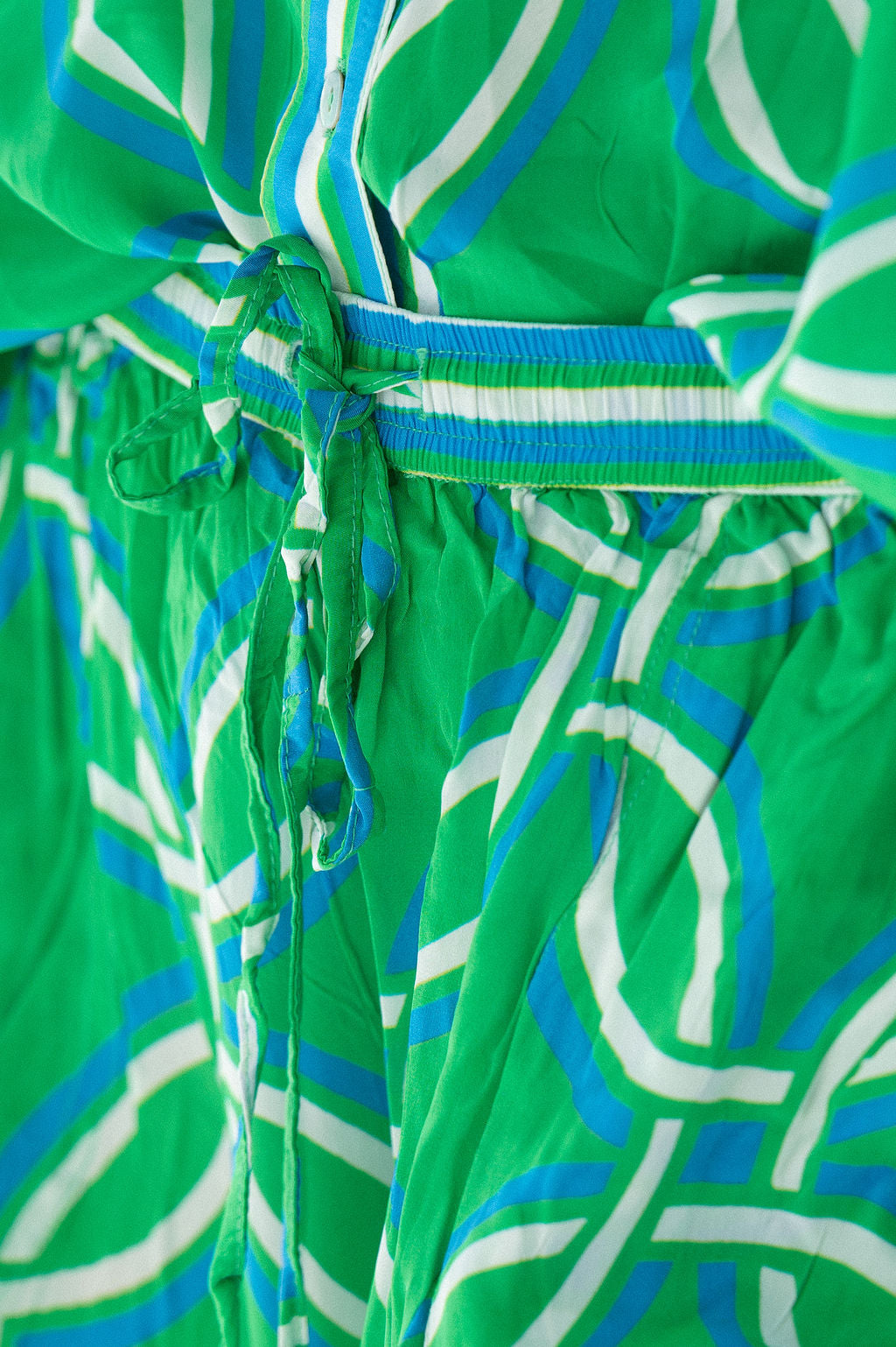 HAVANA SHORTS / GREEN TRELLACE