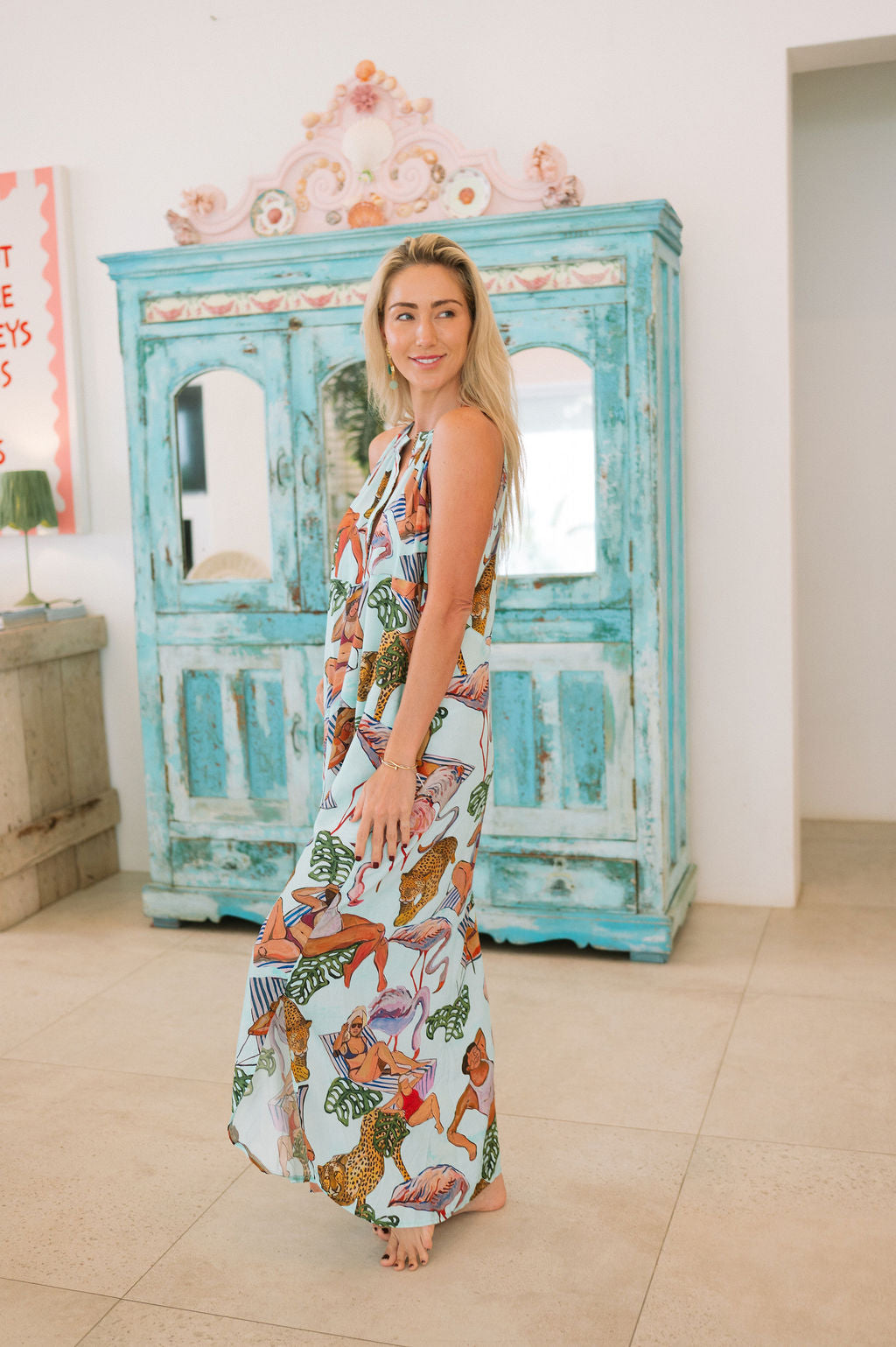 FRANCES DRESS/ FROLICKING  SKINNY G COLLAB