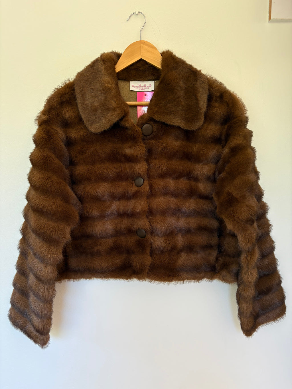 FAUX CHINCHILLA JACKET
