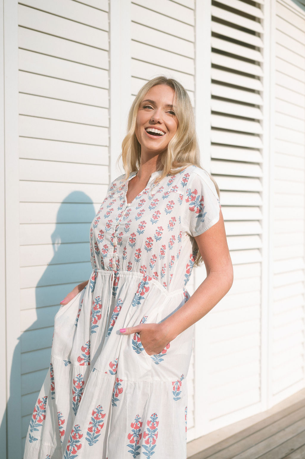 PICANTE DRESS / NORA BLUE