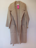 RIBBED KNIT POCKET COAT