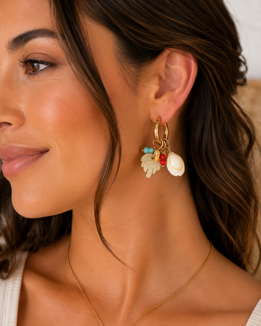 THICK HOOP EARRINGS