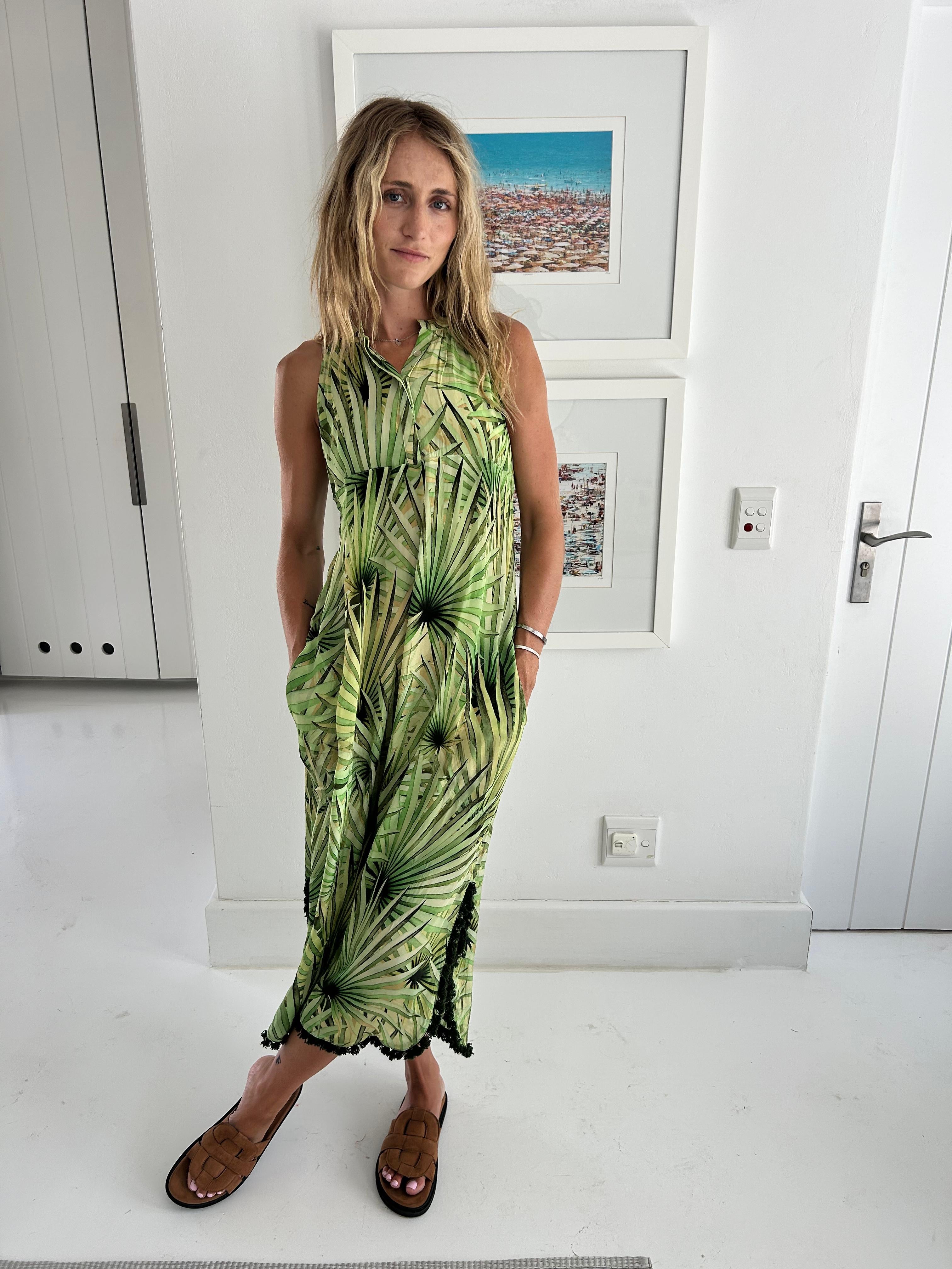 HAVANA FRANCES DRESS / GREEN PALM