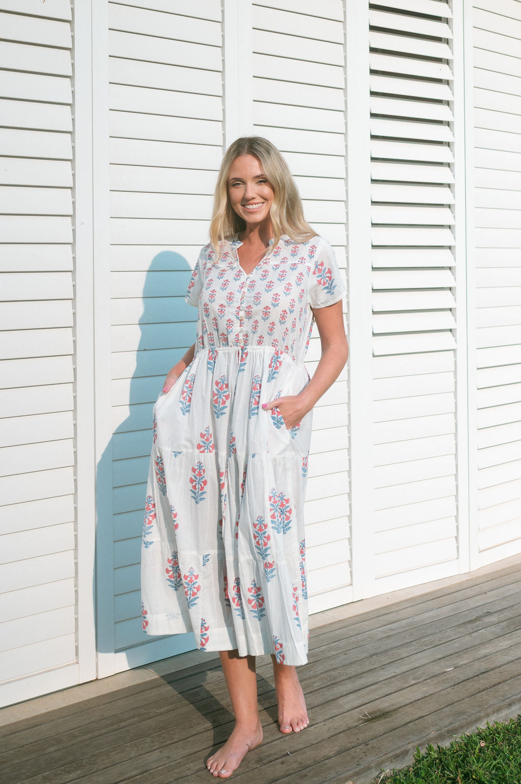PICANTE DRESS / NORA BLUE