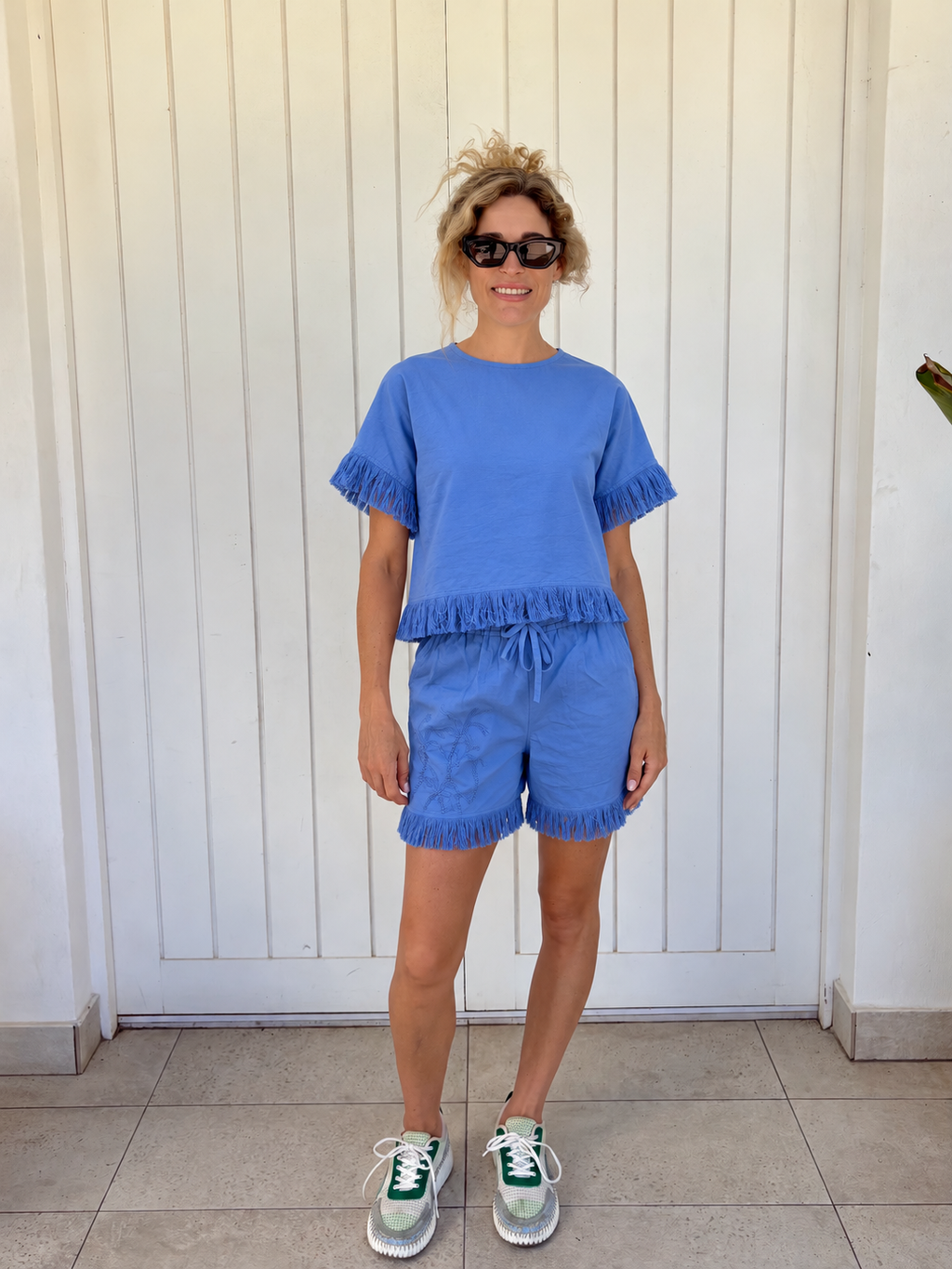BAHAMAS COTTON CROP FRINGE TOP