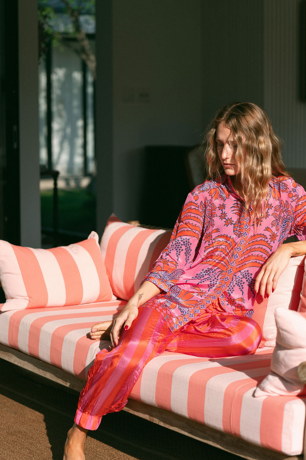 HAVANA SHIRT /  PINK RED PINE