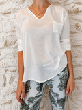 LIGHT POCKET KNIT TOP