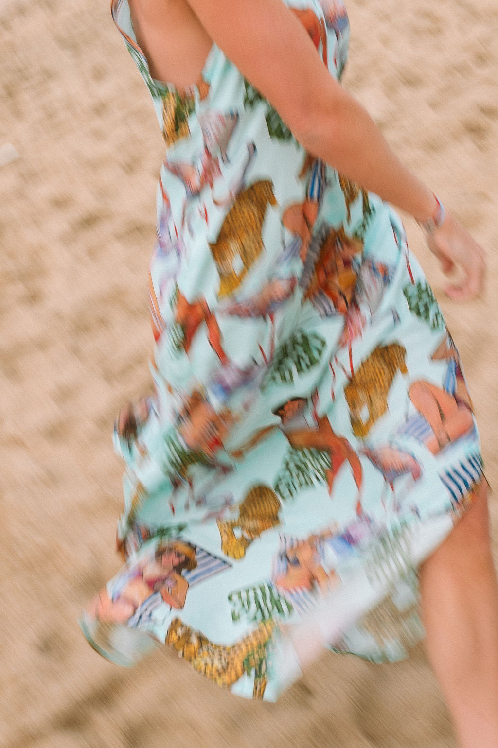 FRANCES DRESS/ FROLICKING  SKINNY G COLLAB