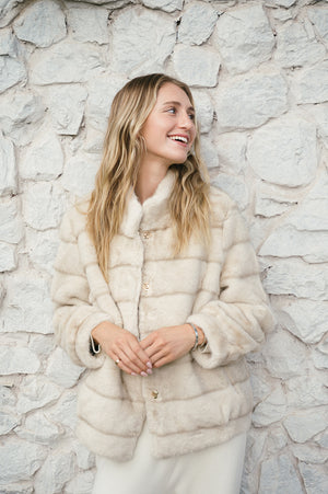 VALE FAUX FUR BUNNY JACKET