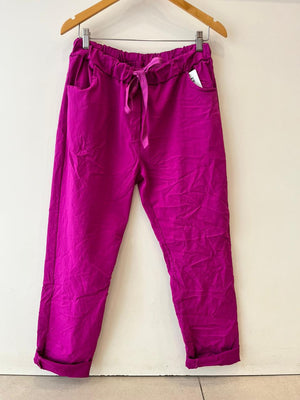 PATI23 ITALY STRETCH PANTS- CURVE FIT