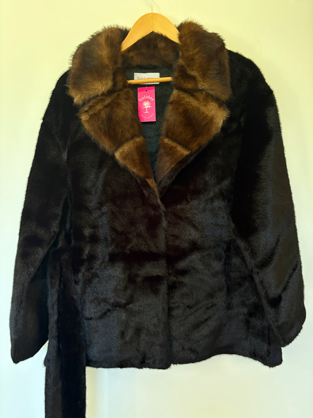 EMILIA FAUX FUR CONTRAST JACKET