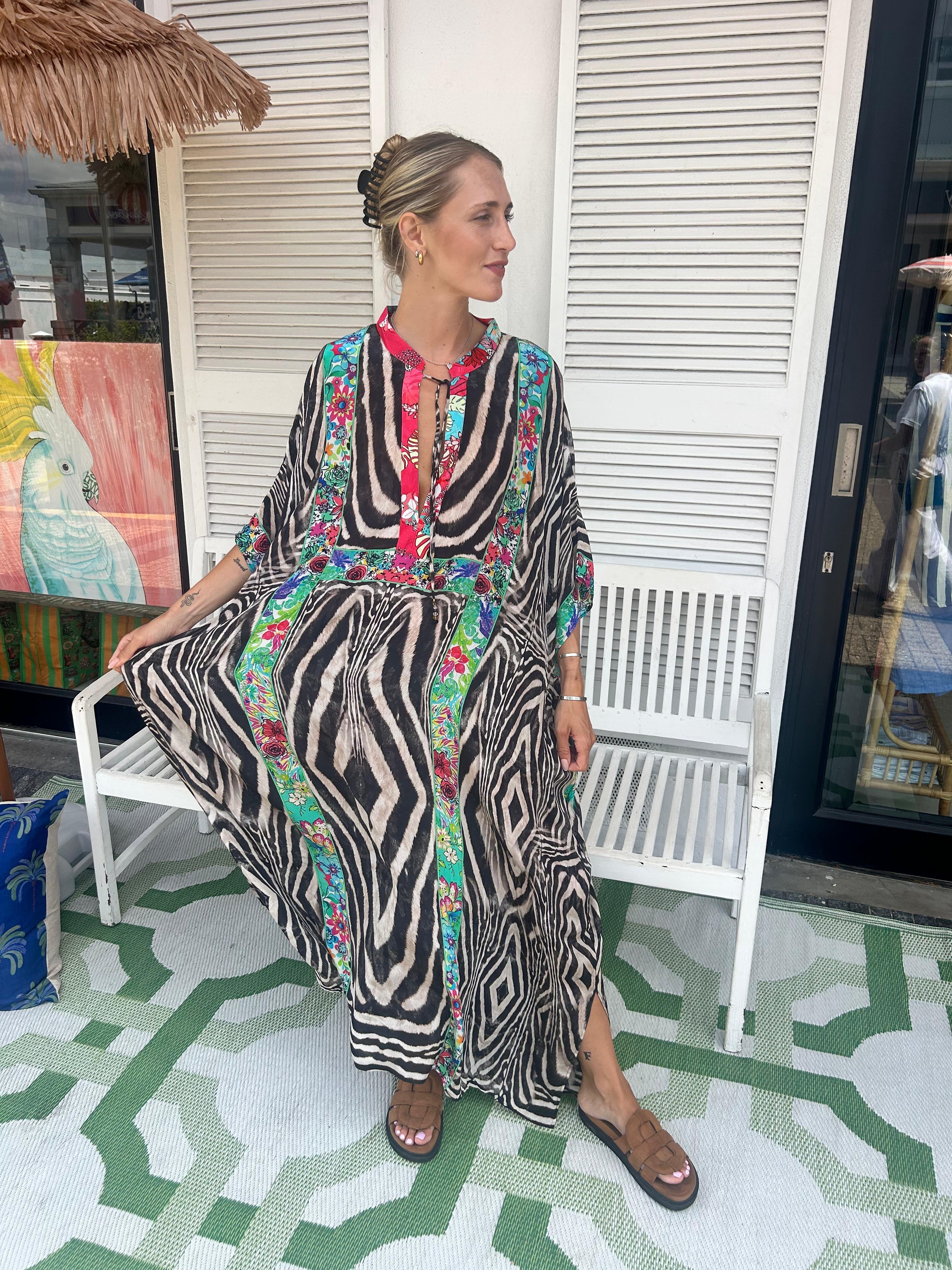 HAVANA VASIE KAFTAN / ZEBRA