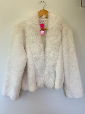 VANDERBELT FAUX FUR JACKET SHAWL