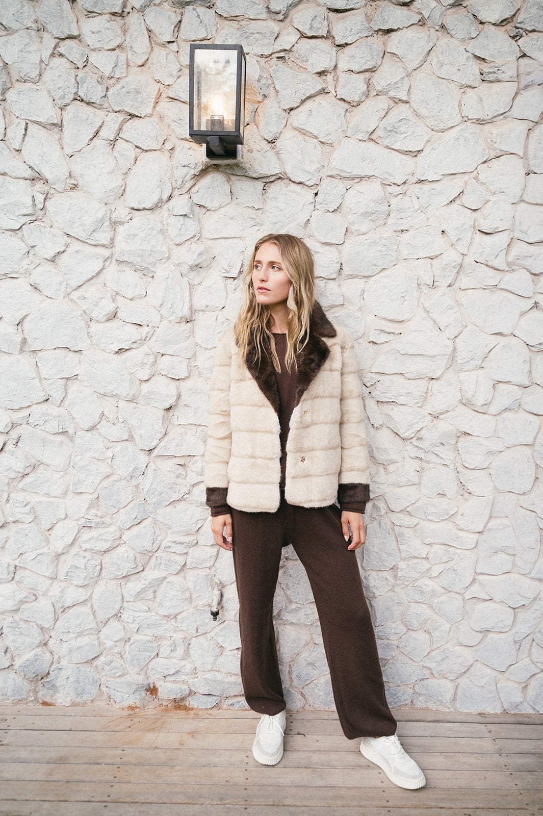 ST MORITZ FAUX FUR JACKET