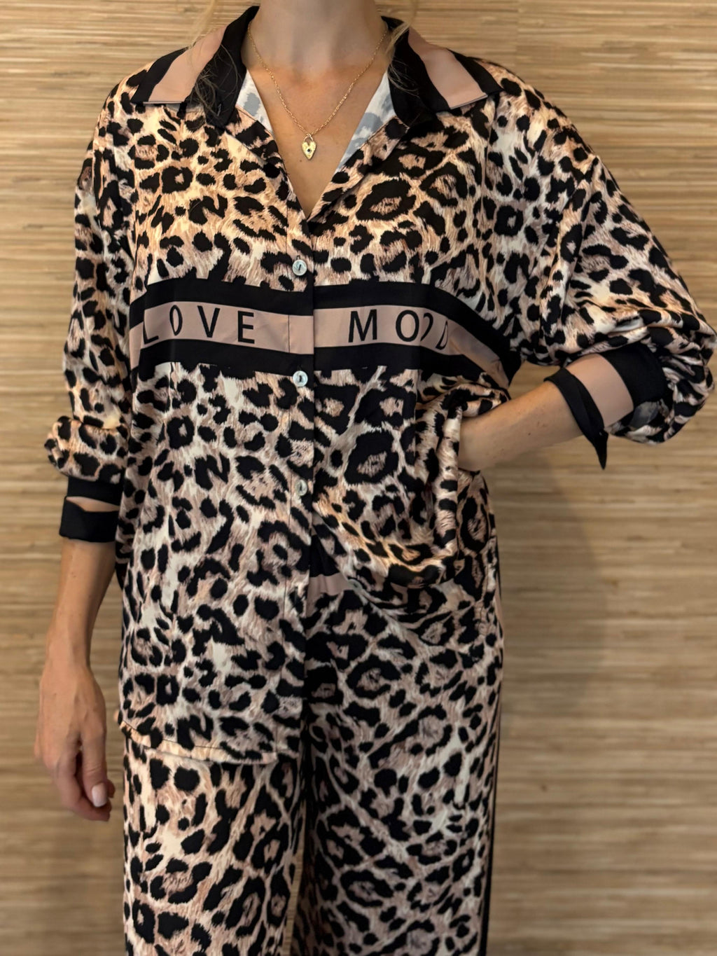 LEOPARD LOVE BLOUSE