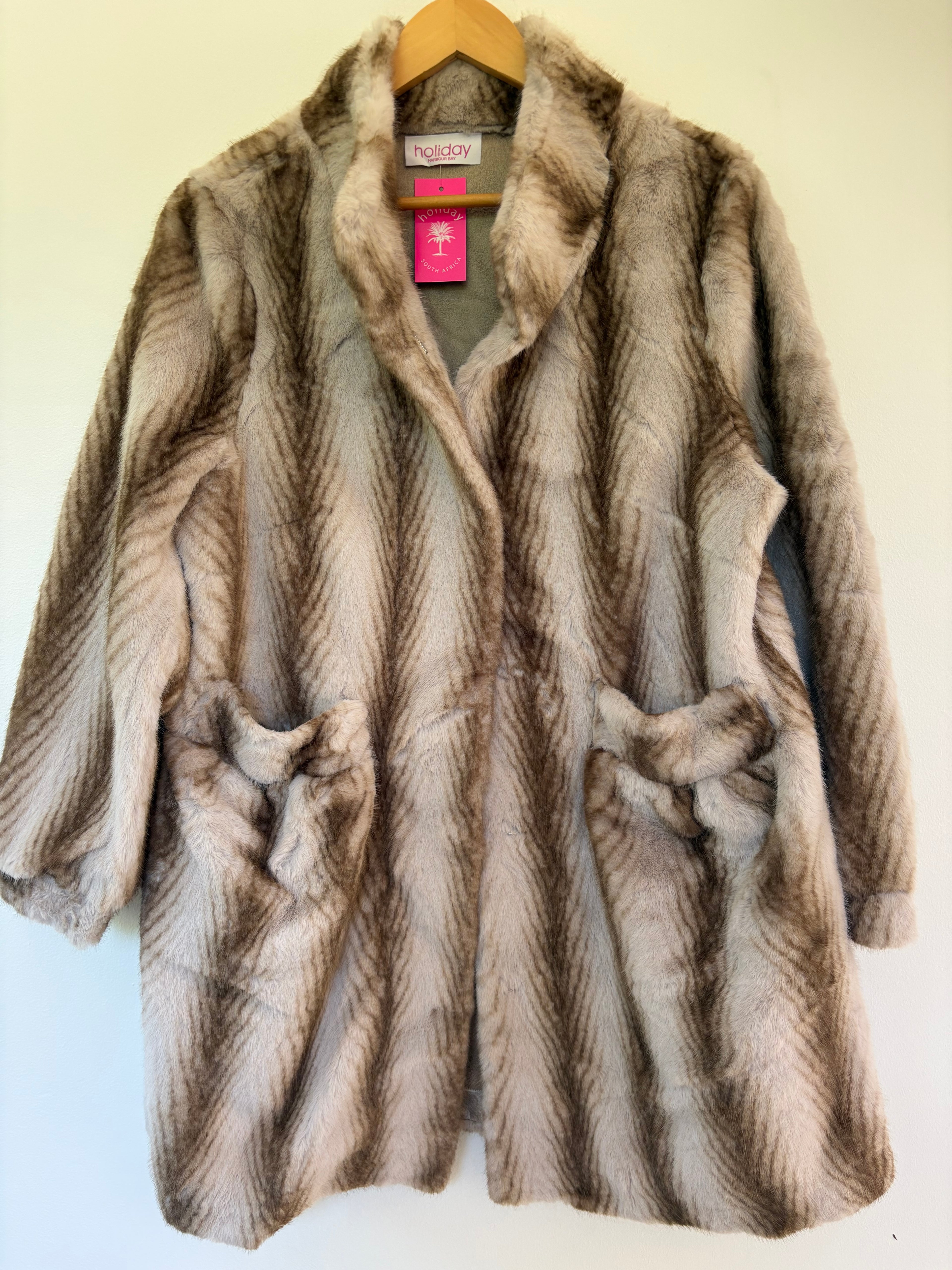 NEW YORK MID FAUX FUR COAT