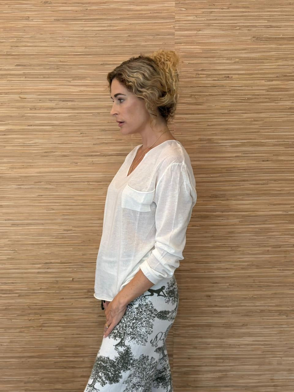 LIGHT POCKET KNIT TOP