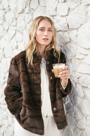 VALE FAUX FUR BUNNY JACKET