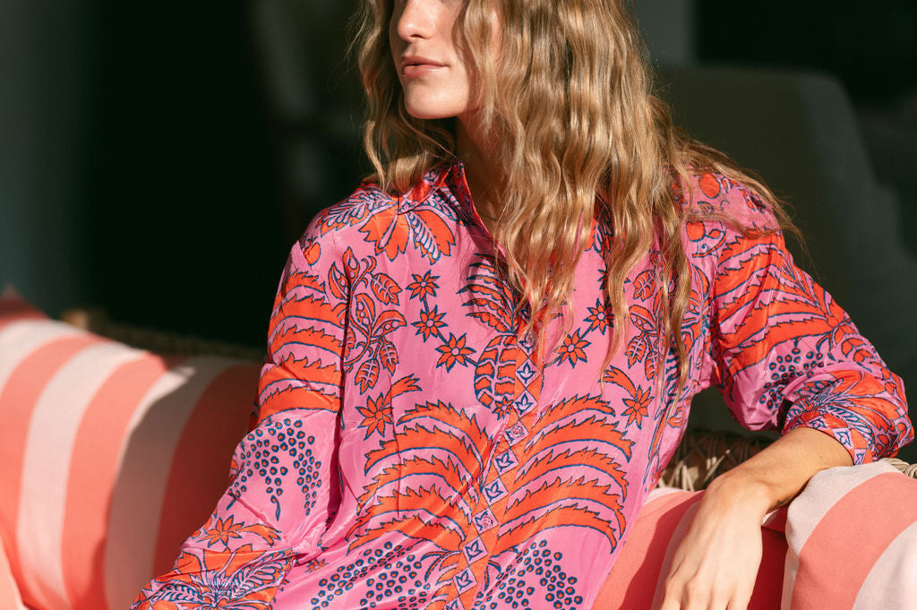 HAVANA SHIRT /  PINK RED PINE
