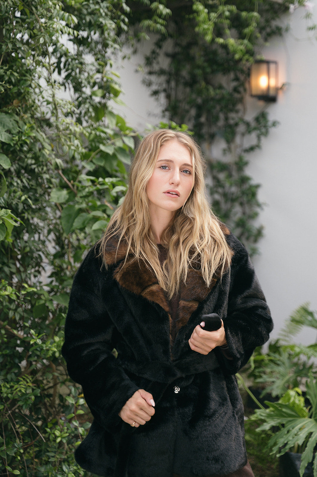 EMILIA FAUX FUR CONTRAST JACKET