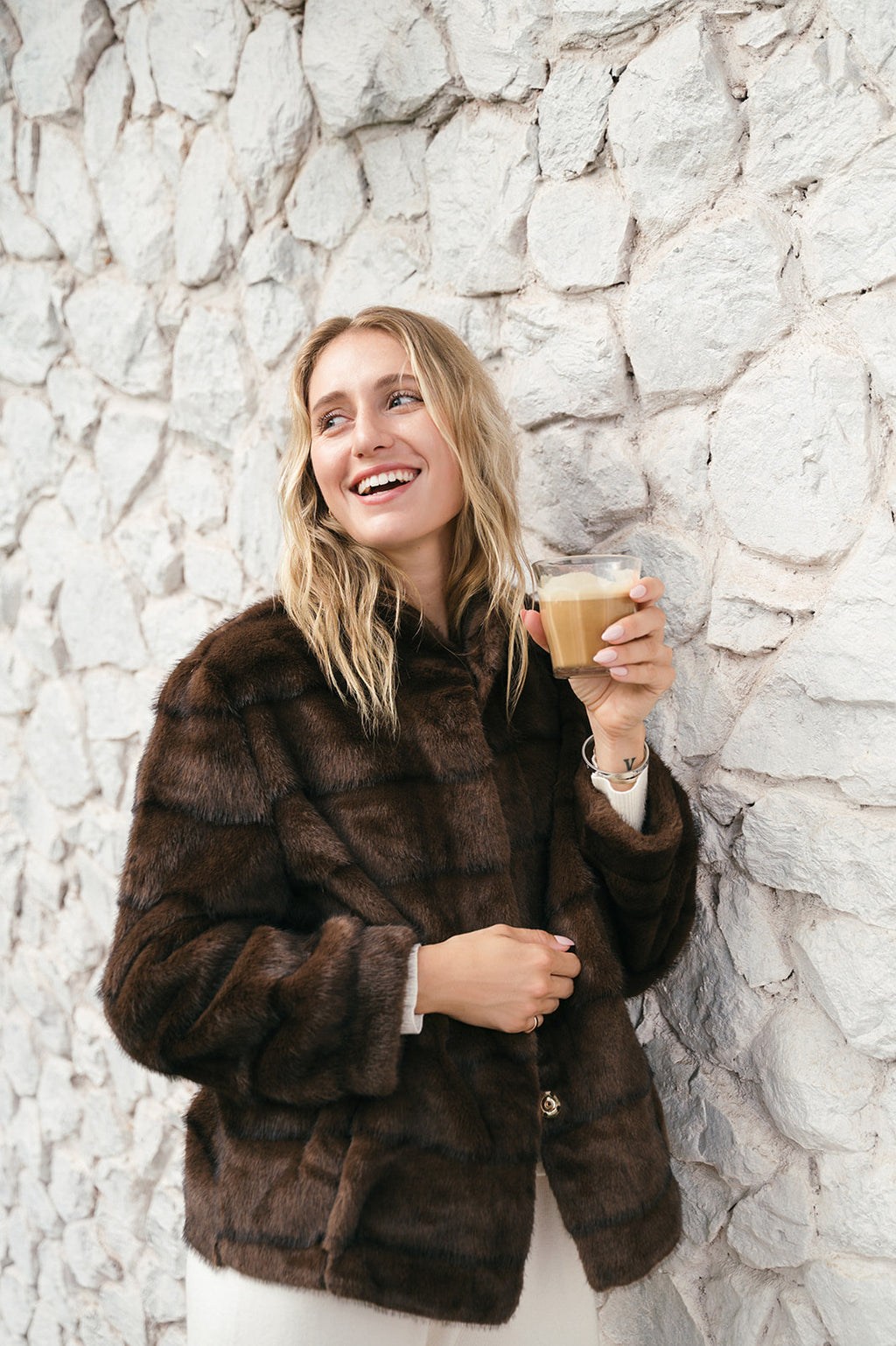 VALE FAUX FUR BUNNY JACKET