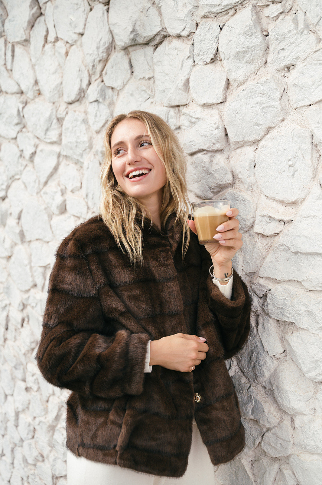 VALE FAUX FUR BUNNY JACKET
