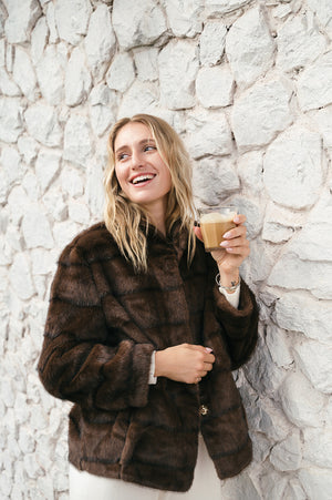 VALE FAUX FUR BUNNY JACKET