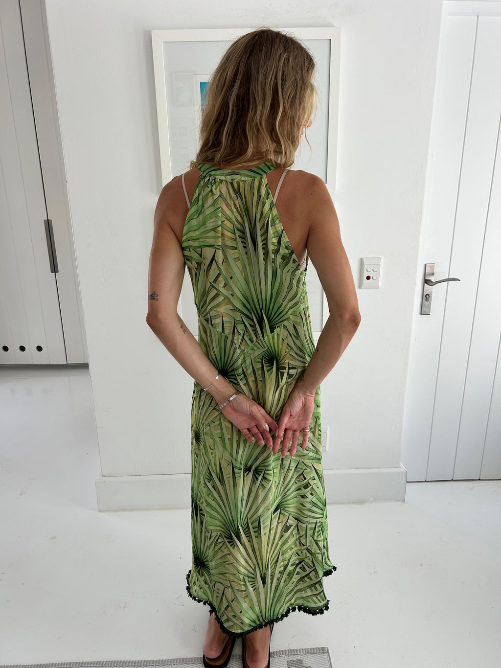 HAVANA FRANCES DRESS / GREEN PALM