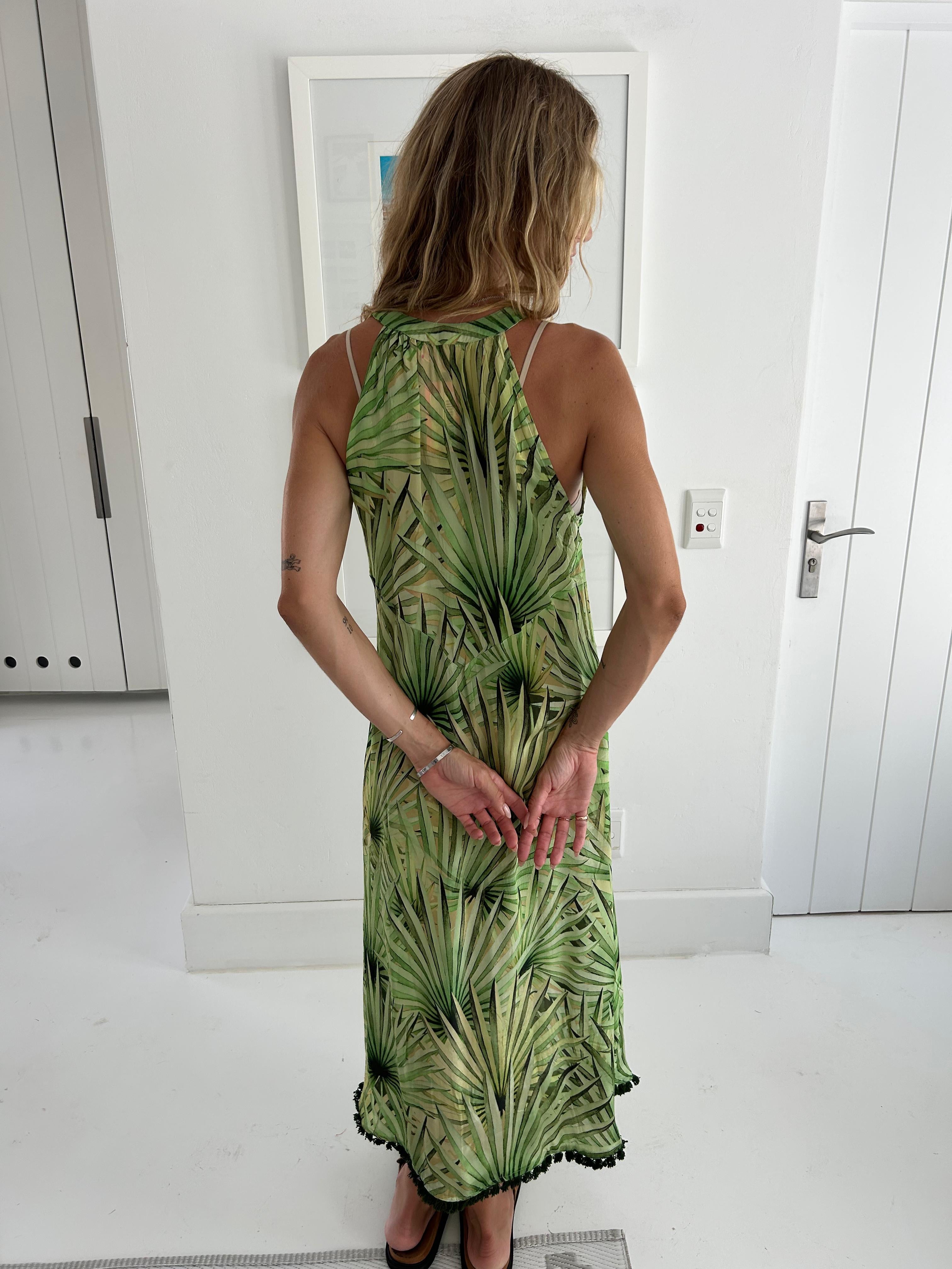 HAVANA FRANCES DRESS / GREEN PALM