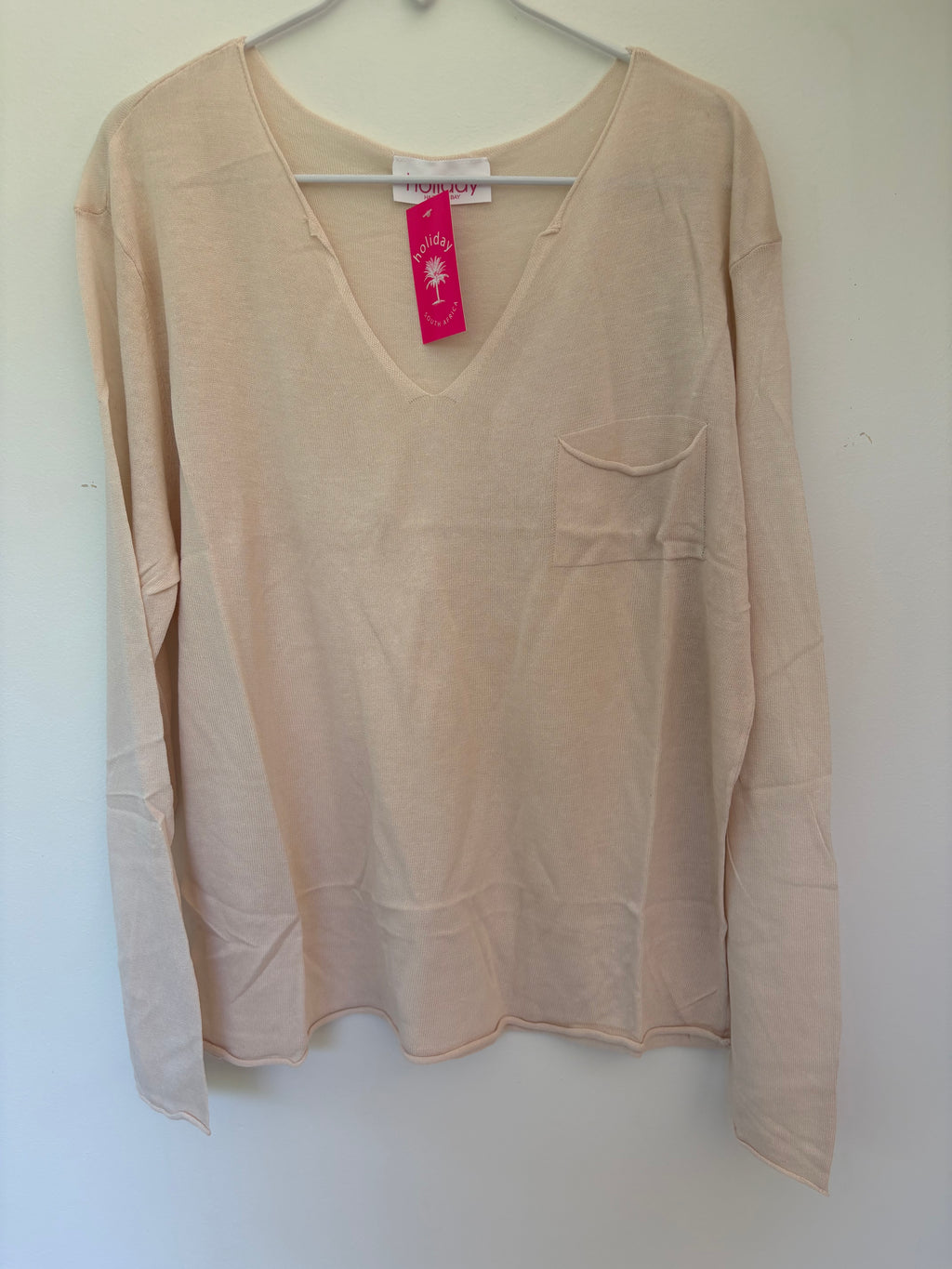 LIGHT POCKET KNIT TOP
