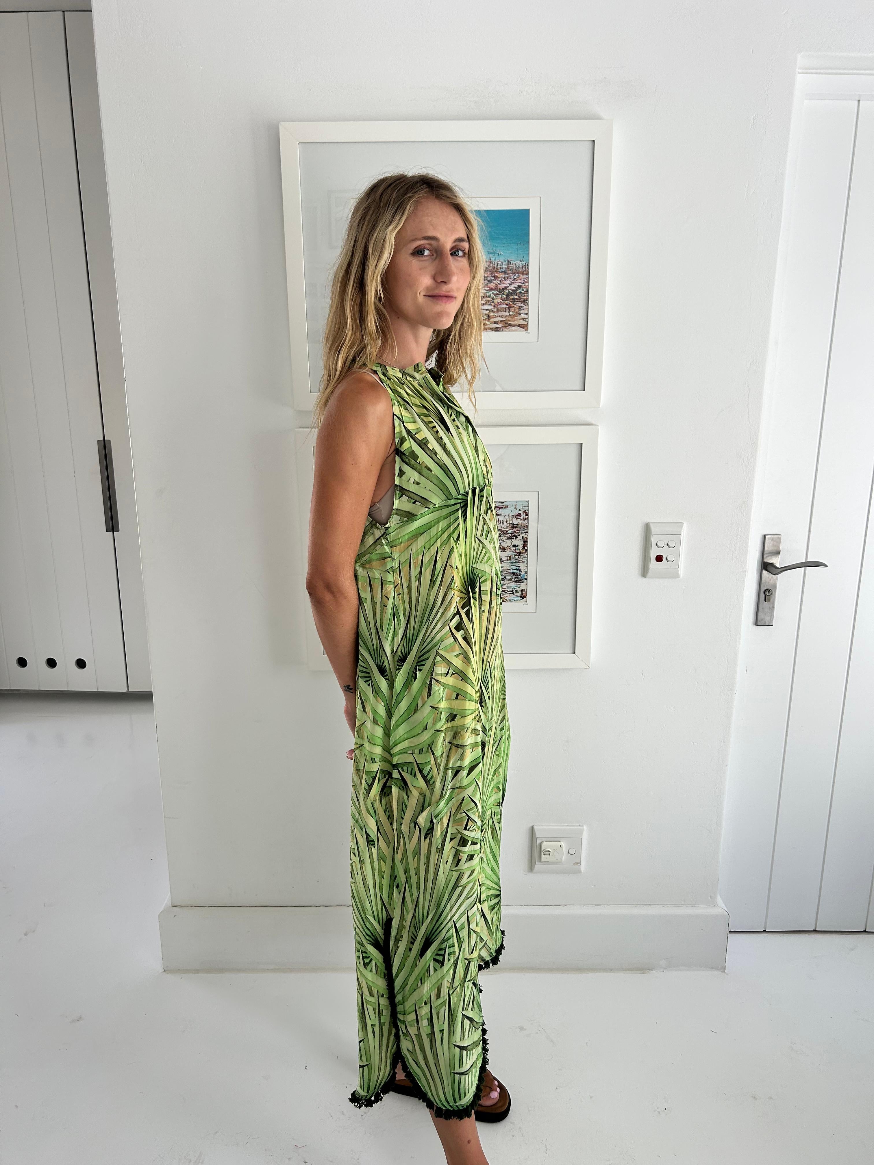 HAVANA FRANCES DRESS / GREEN PALM
