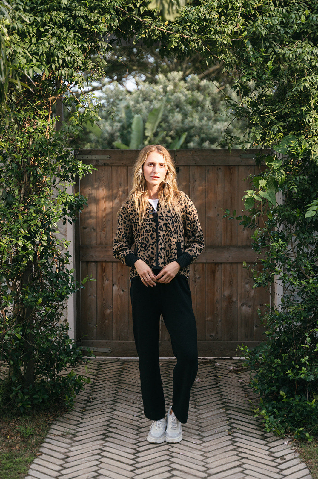 LUNA LEOPARD ZIP JACKET