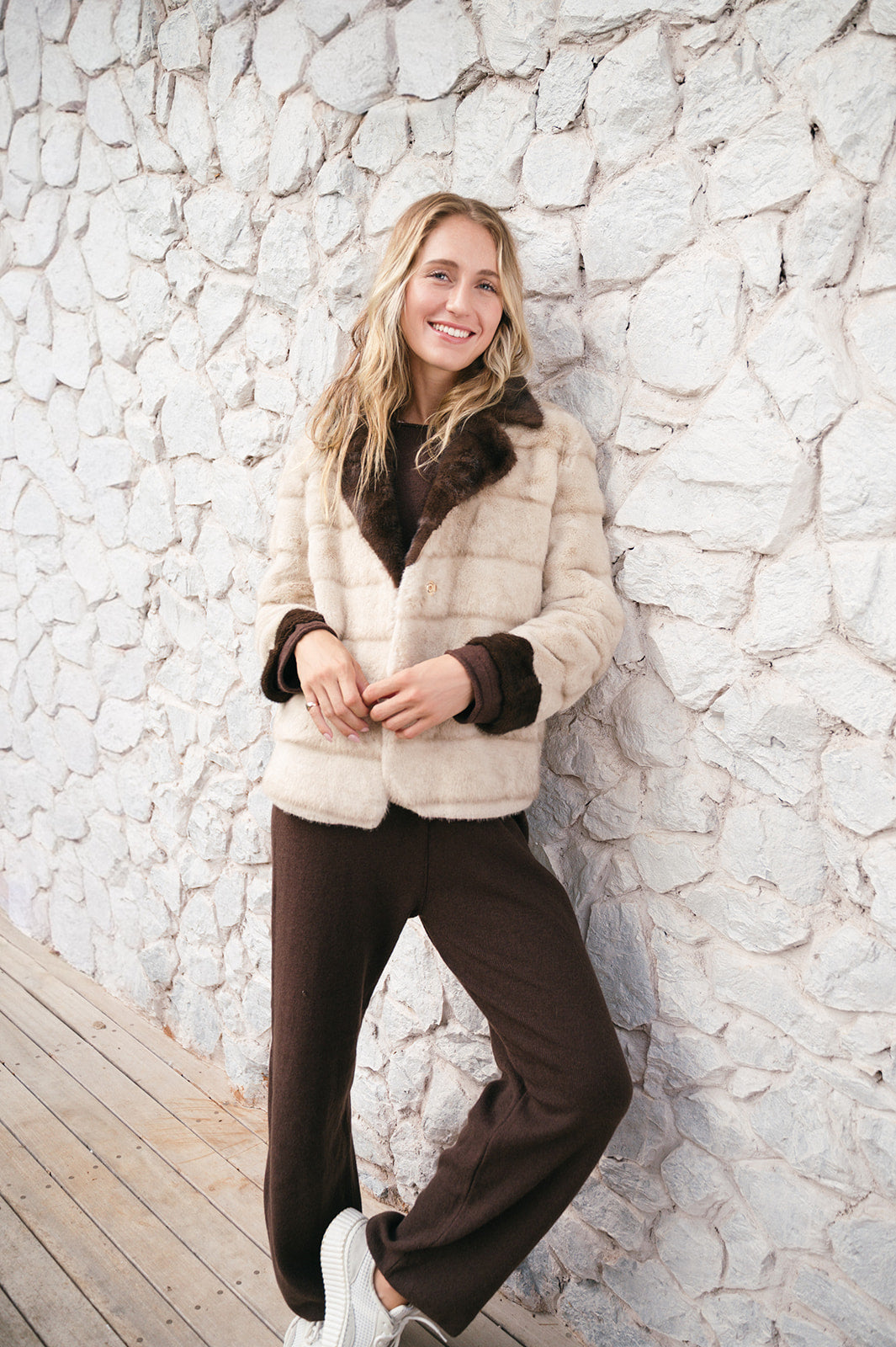 ST MORITZ FAUX FUR JACKET