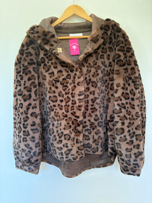LEOPARD HOOD JACKET