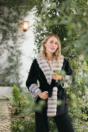 CLEOPATRA FAUX FUR JACKET