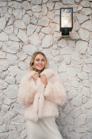 KIDMAN FAUX FUR BOXY JACKET