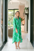 HAVANA TRUDY DRESS / GREEN TRELLACE