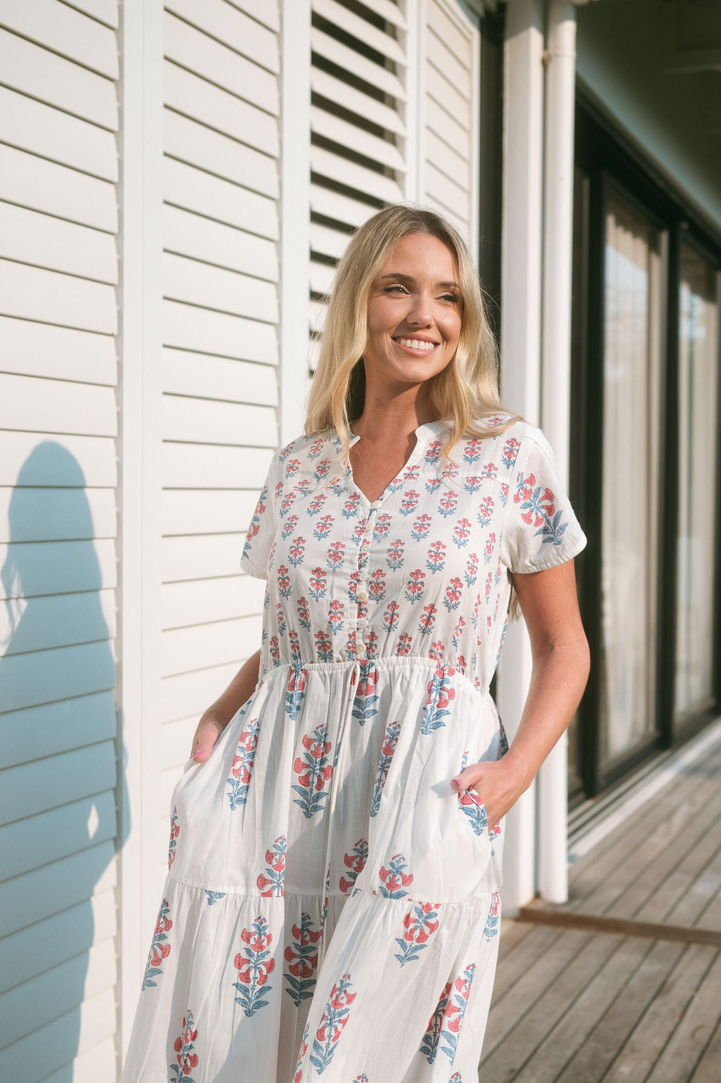 PICANTE DRESS / NORA BLUE