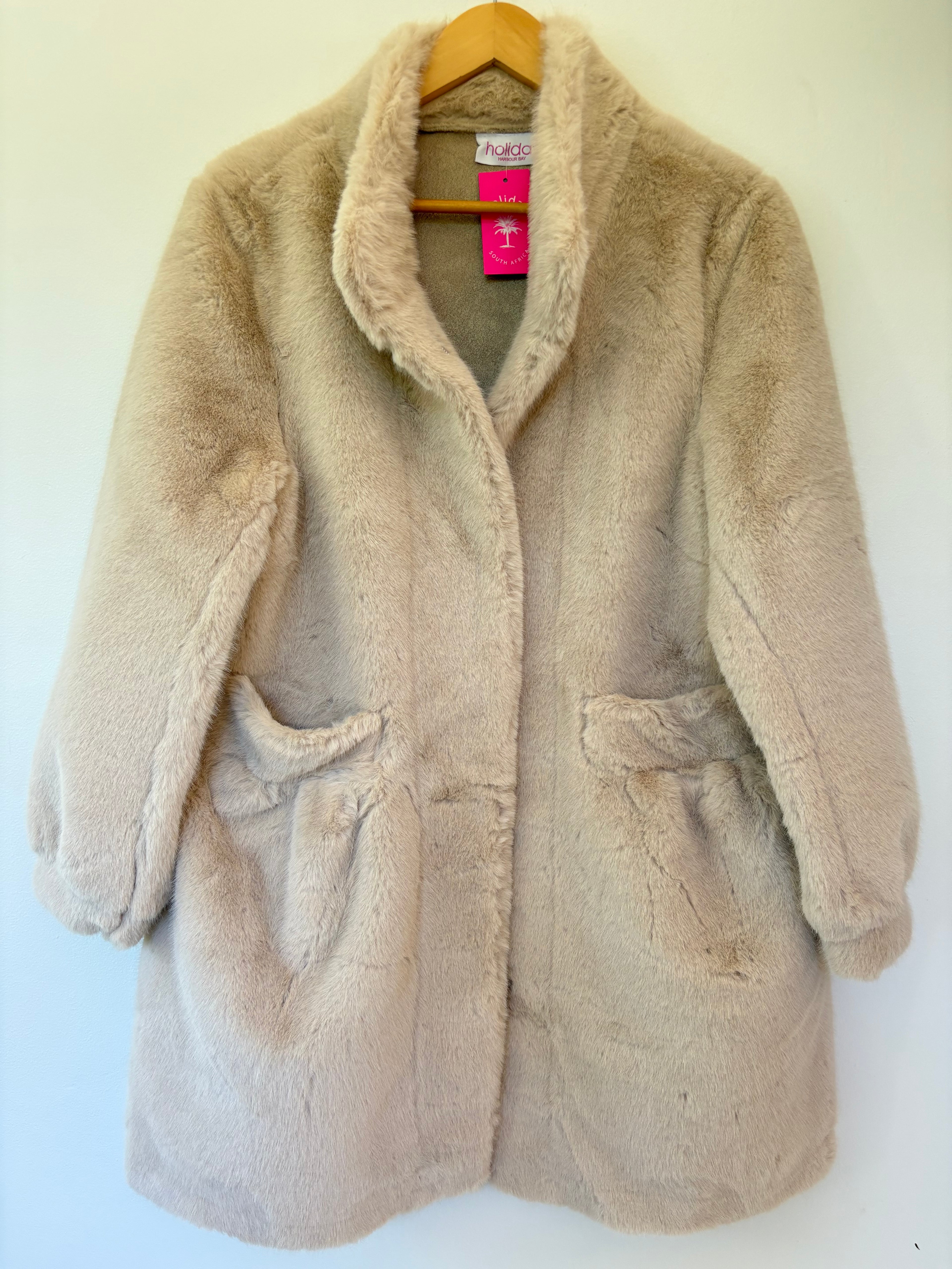 NEW YORK MID FAUX FUR COAT