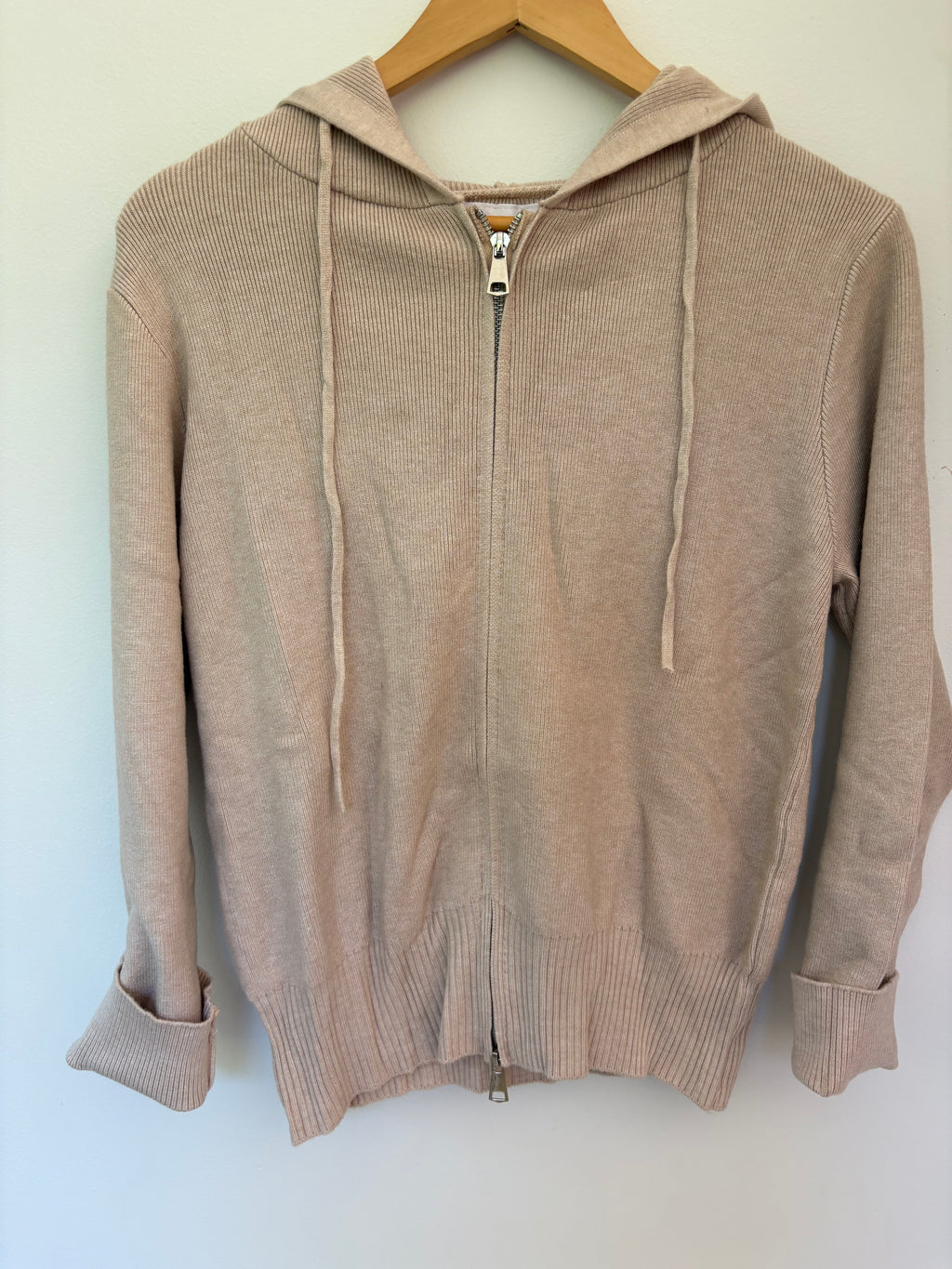 SAMANTHA KNIT ZIP HOODIE