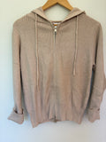 SAMANTHA KNIT ZIP HOODIE