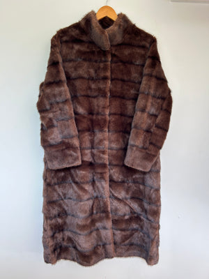ANASTASIA LONG FAUX FUR COAT