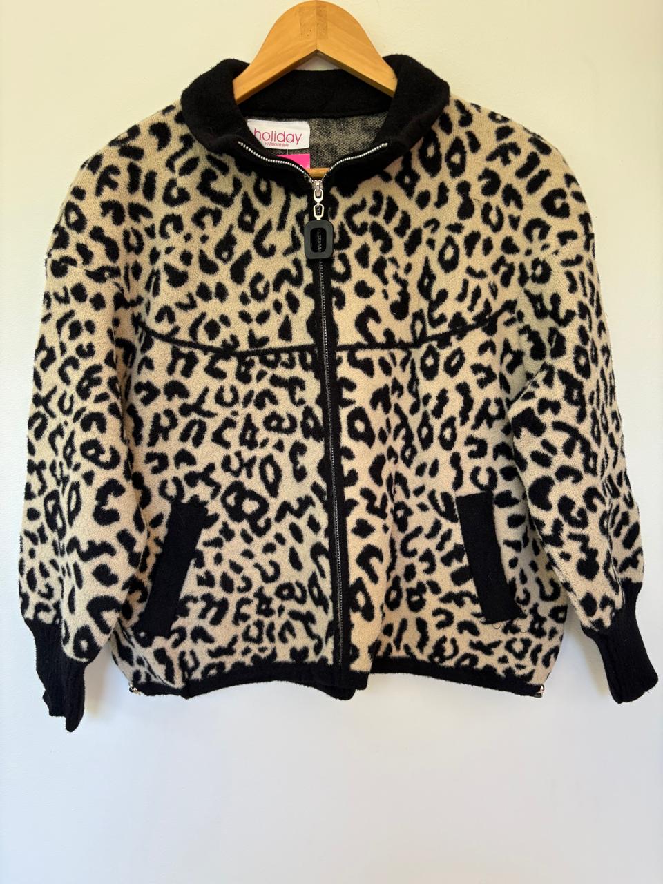 LUNA LEOPARD ZIP JACKET