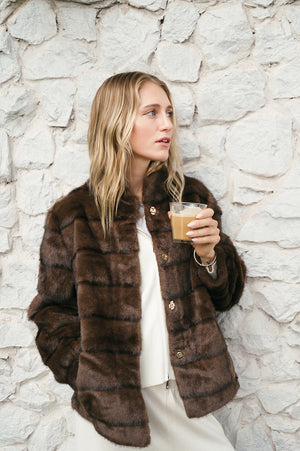 VALE FAUX FUR BUNNY JACKET